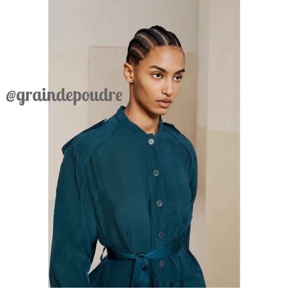 NWT Limited Edition Zara SRPLS Teal dress - Picture 2 of 6